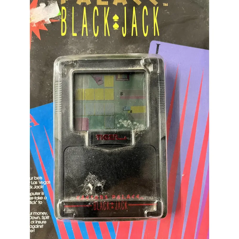 Tiger Electronics Caesars Palace‎ Blackjack Electronic LCD Game 76-002 Poker